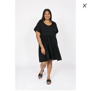 Smash + Tess Black Mini Dress
